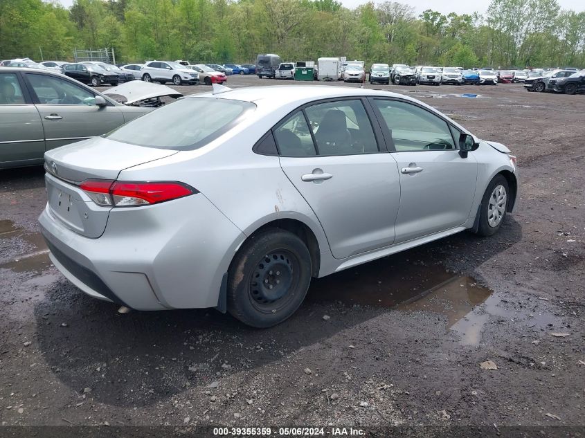 2020 Toyota Corolla L VIN: JTDDPRAE3LJ013092 Lot: 39355359