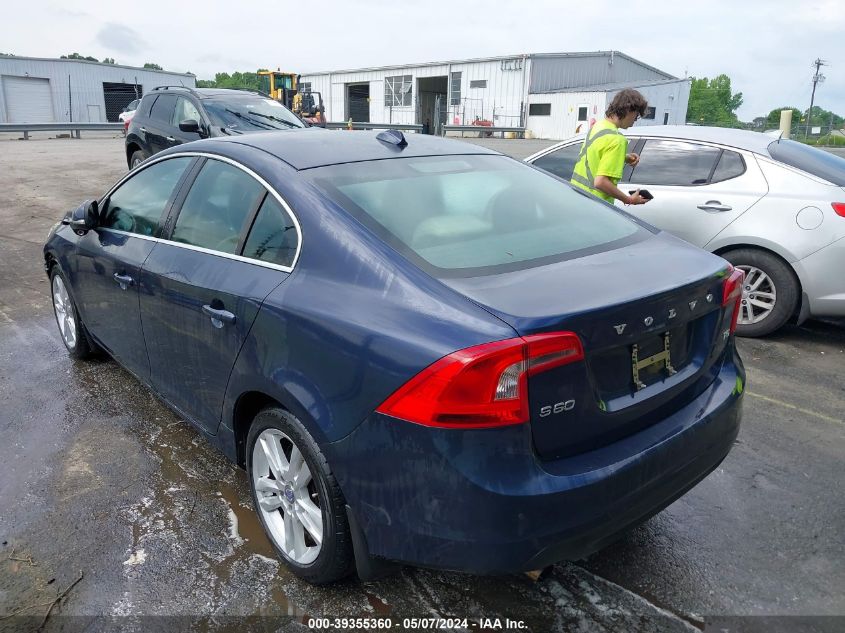 2012 Volvo S60 T5 VIN: YV1622FS8C2138719 Lot: 39355360