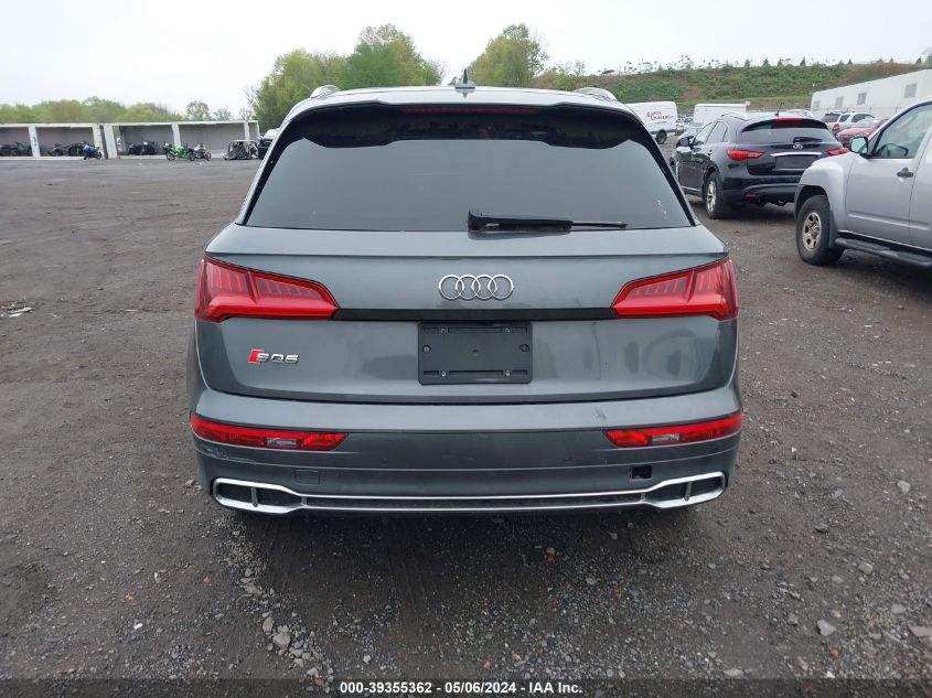 2018 Audi Sq5 3.0T Premium Plus VIN: WA1A4AFY5J2244366 Lot: 39355362