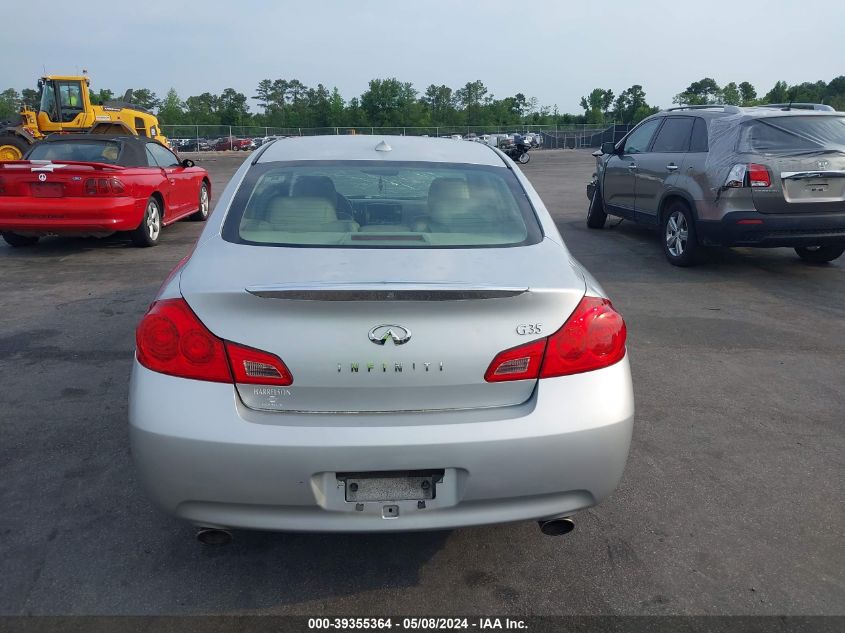 2007 Infiniti G35 Journey VIN: JNKBV61E77M721344 Lot: 39355364