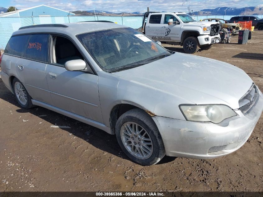 2005 Subaru Legacy 2.5I VIN: 4S3BP616056358519 Lot: 39355385