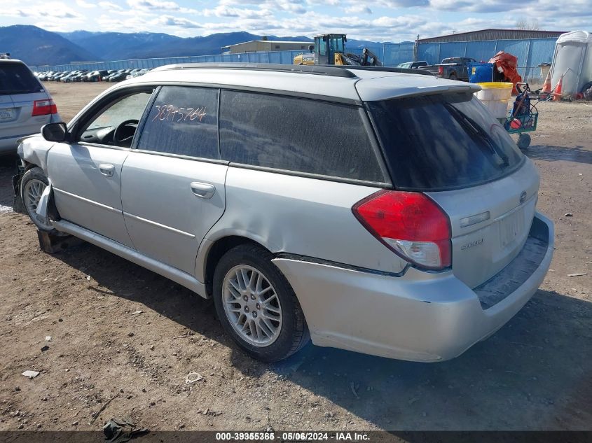 2005 Subaru Legacy 2.5I VIN: 4S3BP616056358519 Lot: 39355385