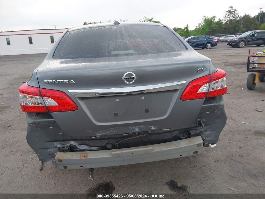 2015 Nissan Sentra Sv VIN: 3N1AB7AP9FL695743 Lot: 39355426