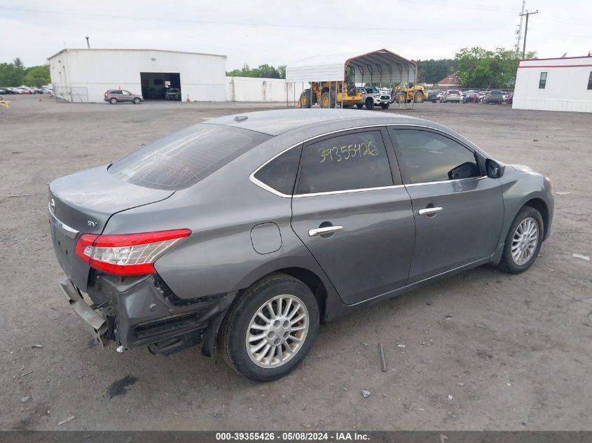 2015 Nissan Sentra Sv VIN: 3N1AB7AP9FL695743 Lot: 39355426