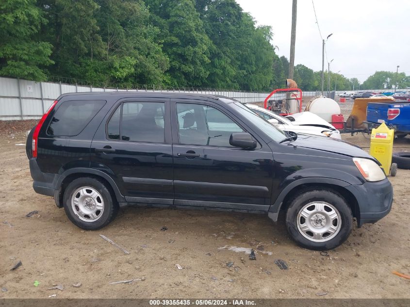 2006 Honda Cr-V Lx VIN: SHSRD68586U403743 Lot: 39355435