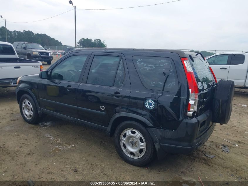 2006 Honda Cr-V Lx VIN: SHSRD68586U403743 Lot: 39355435