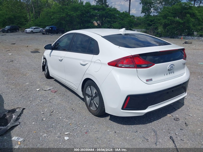 2019 HYUNDAI IONIQ HYBRID BLUE - KMHC65LC5KU170716