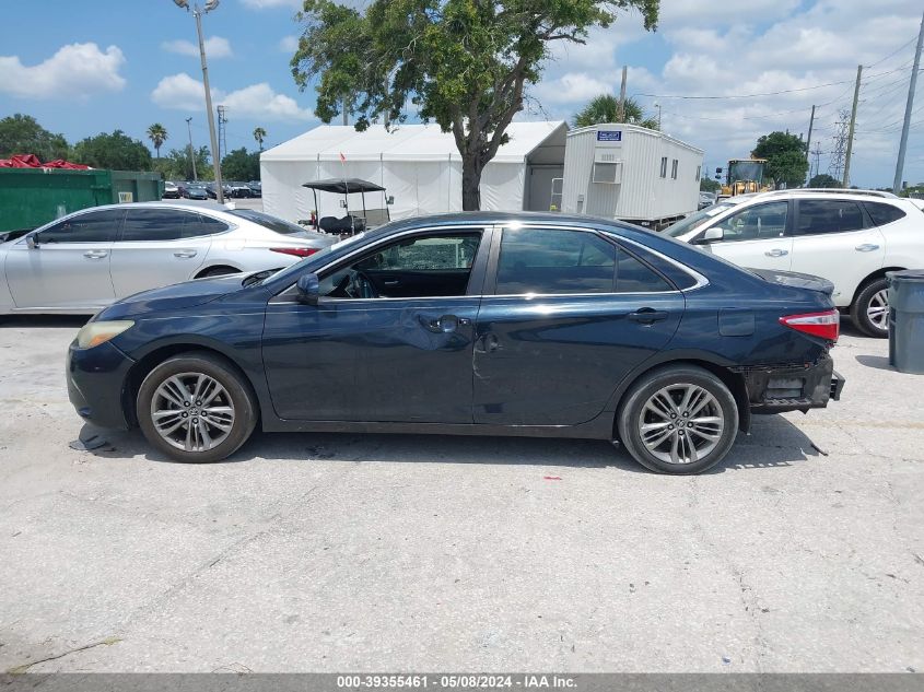 2016 Toyota Camry Se VIN: 4T1BF1FK7GU535623 Lot: 39355461