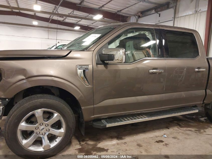 2022 Ford F-150 Lariat VIN: 1FTFW1E82NKE49639 Lot: 39355462