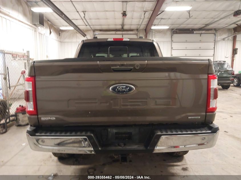 2022 Ford F-150 Lariat VIN: 1FTFW1E82NKE49639 Lot: 39355462