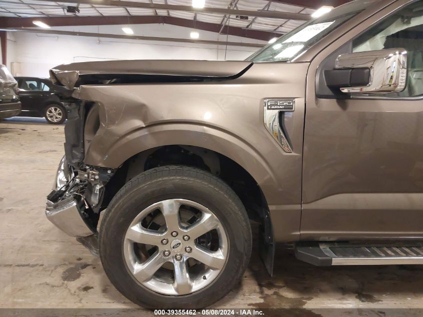 2022 Ford F-150 Lariat VIN: 1FTFW1E82NKE49639 Lot: 39355462