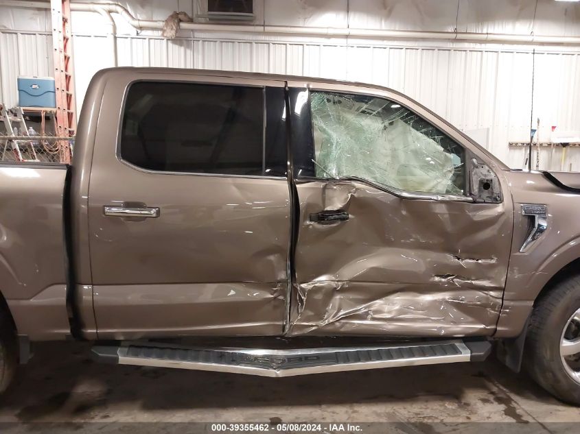 2022 Ford F-150 Lariat VIN: 1FTFW1E82NKE49639 Lot: 39355462