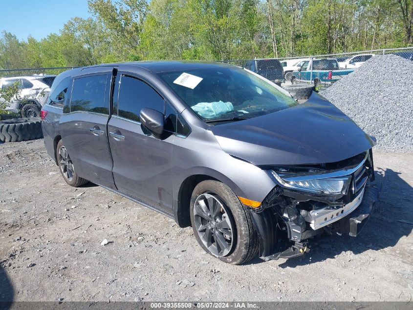 2024 Honda Odyssey Elite VIN: 5FNRL6H94RB001655 Lot: 39355508