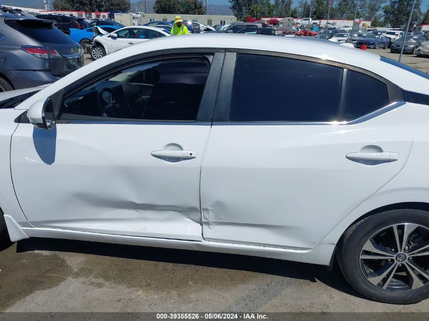 2020 Nissan Sentra Sv Xtronic Cvt VIN: 3N1AB8CV2LY217194 Lot: 39355526