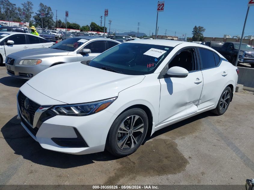 2020 Nissan Sentra Sv Xtronic Cvt VIN: 3N1AB8CV2LY217194 Lot: 39355526