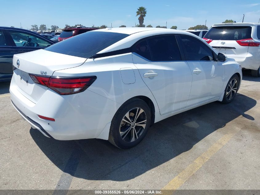 2020 Nissan Sentra Sv Xtronic Cvt VIN: 3N1AB8CV2LY217194 Lot: 39355526