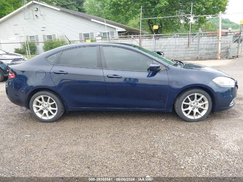 2013 Dodge Dart Sxt VIN: 1C3CDFBA5DD202054 Lot: 39355561