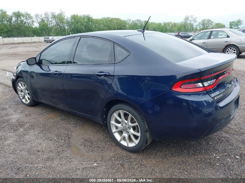 2013 Dodge Dart Sxt VIN: 1C3CDFBA5DD202054 Lot: 39355561