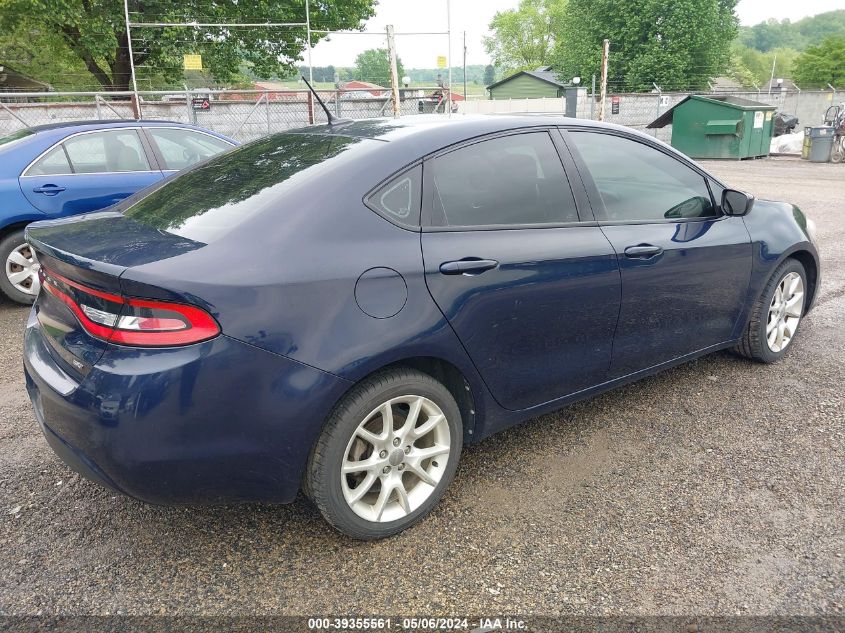 2013 Dodge Dart Sxt VIN: 1C3CDFBA5DD202054 Lot: 39355561