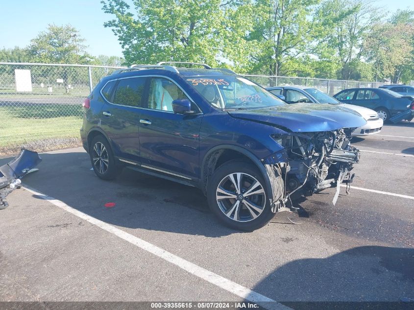 2017 Nissan Rogue Sl VIN: JN8AT2MV9HW025313 Lot: 39355615