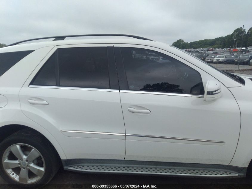 2011 Mercedes-Benz Ml 350 VIN: 4JGBB5GBXBA725072 Lot: 39355666