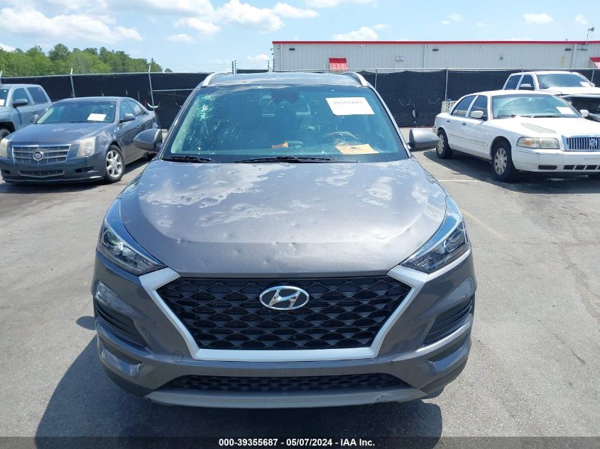 2021 Hyundai Tucson Sel VIN: KM8J33AL5MU305980 Lot: 39355687