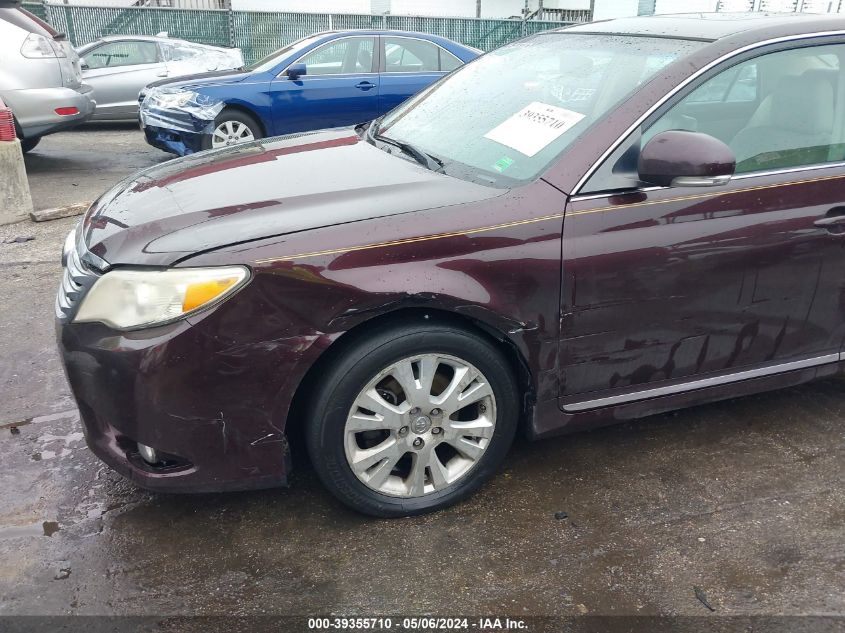 2011 Toyota Avalon Limited VIN: 4T1BK3DB7BU411807 Lot: 39355710