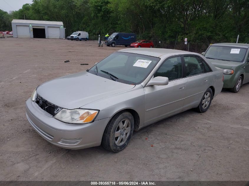 4T1BF28B83U320765 | 2003 TOYOTA AVALON