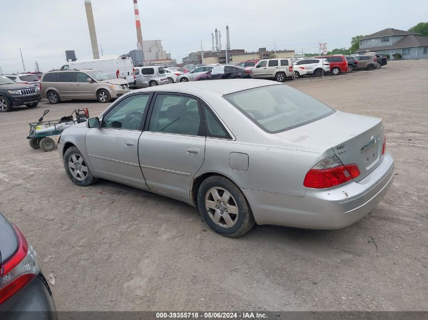 4T1BF28B83U320765 | 2003 TOYOTA AVALON