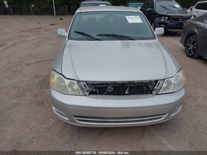 4T1BF28B83U320765 | 2003 TOYOTA AVALON