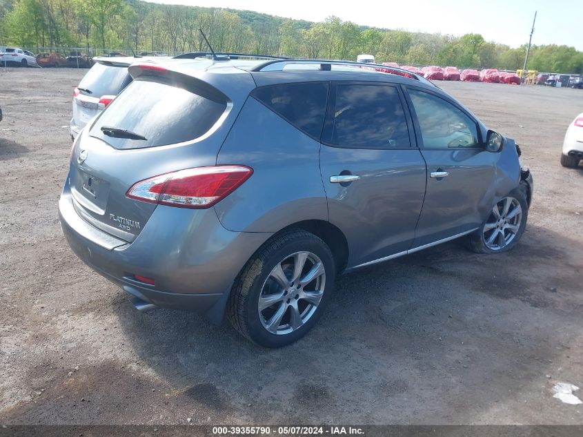 2014 Nissan Murano Le VIN: JN8AZ1MW9EW523895 Lot: 39355790