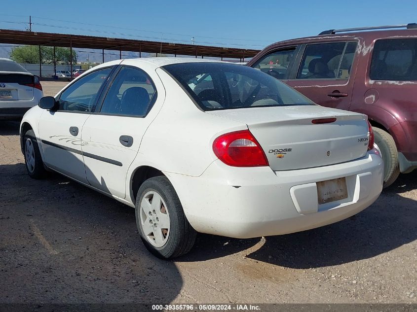 2003 Dodge Neon Se VIN: 1B3ES26C73D109163 Lot: 39355796