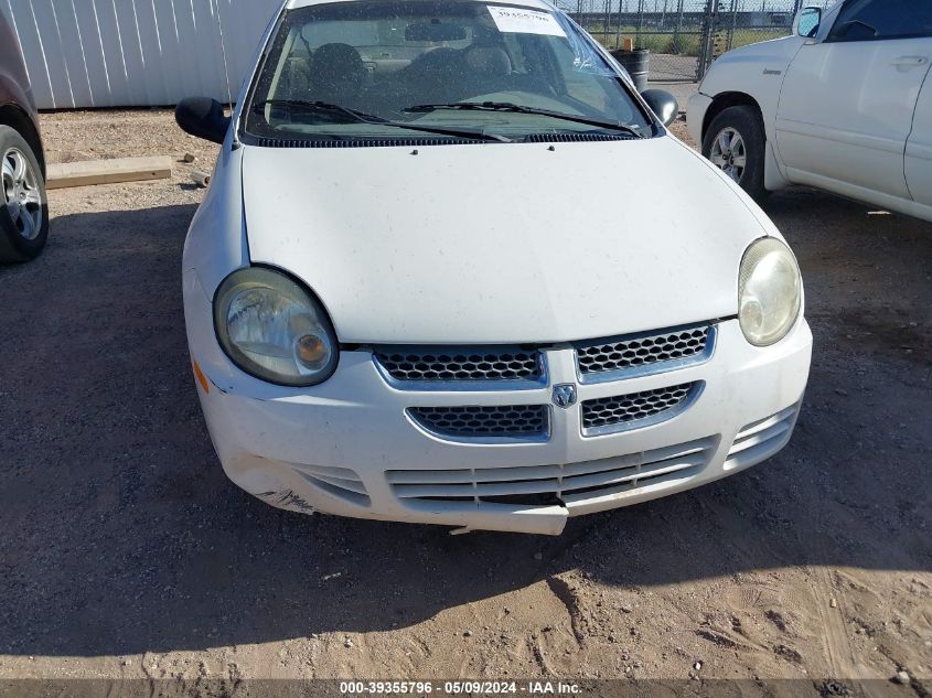 2003 Dodge Neon Se VIN: 1B3ES26C73D109163 Lot: 39355796