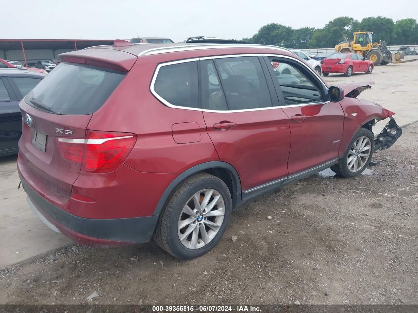 2011 BMW X3 xDrive28I VIN: 5UXWX5C55BL702356 Lot: 39355815