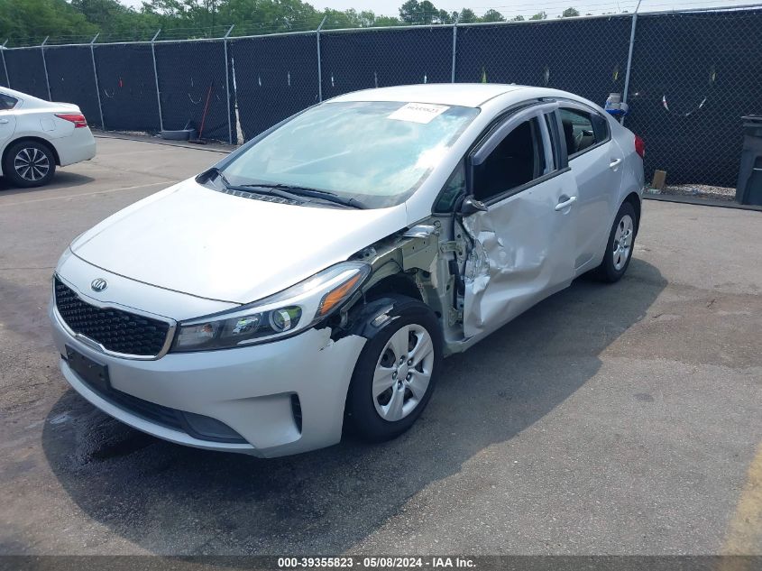 2017 Kia Forte Lx VIN: 3KPFK4A77HE160113 Lot: 39355823