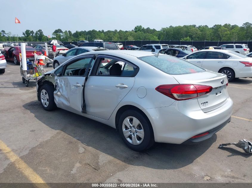 2017 Kia Forte Lx VIN: 3KPFK4A77HE160113 Lot: 39355823