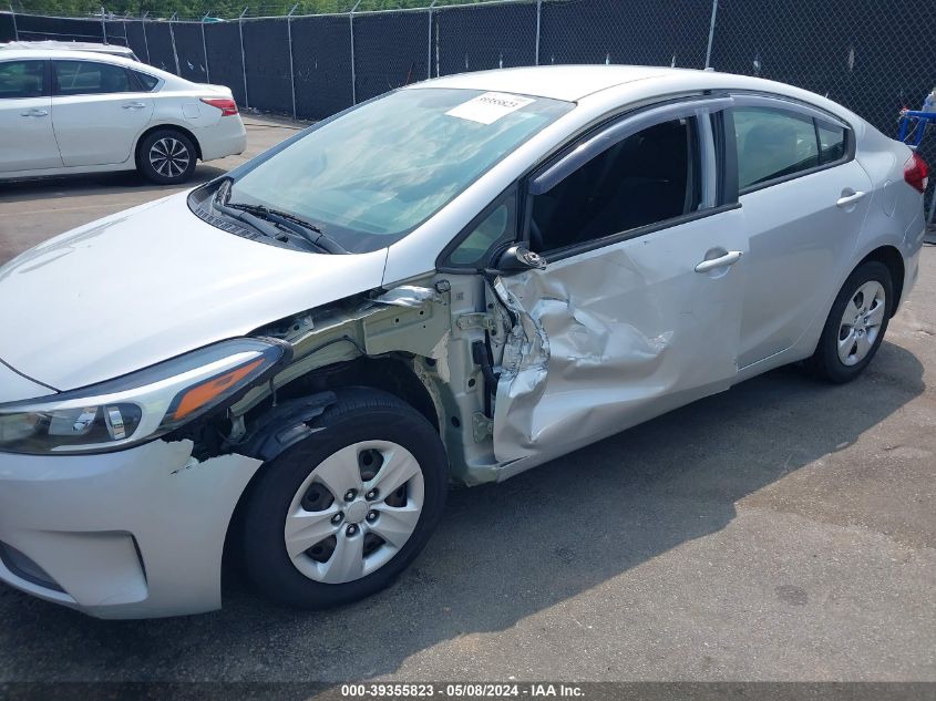 2017 Kia Forte Lx VIN: 3KPFK4A77HE160113 Lot: 39355823