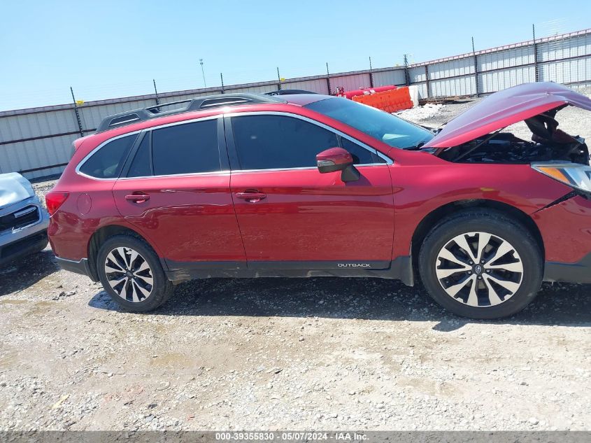 2015 Subaru Outback 2.5I Limited VIN: 4S4BSBJC5F3327097 Lot: 39355830