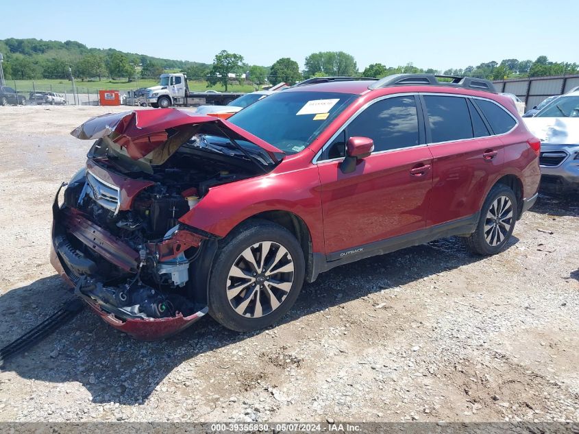 2015 Subaru Outback 2.5I Limited VIN: 4S4BSBJC5F3327097 Lot: 39355830