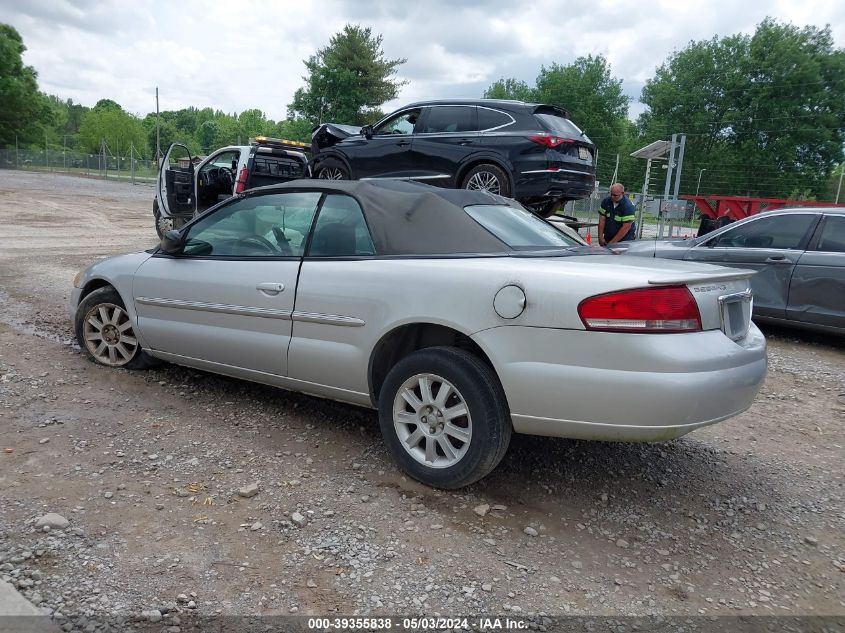 2004 Chrysler Sebring Gtc VIN: 1C3EL75R74N190096 Lot: 39355838