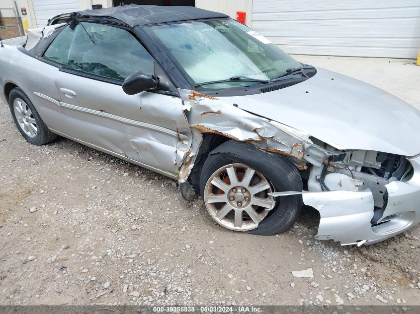 2004 Chrysler Sebring Gtc VIN: 1C3EL75R74N190096 Lot: 39355838