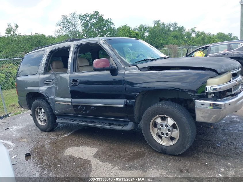 2001 Chevrolet Tahoe Lt VIN: 1GNEC13T41R109445 Lot: 39355840