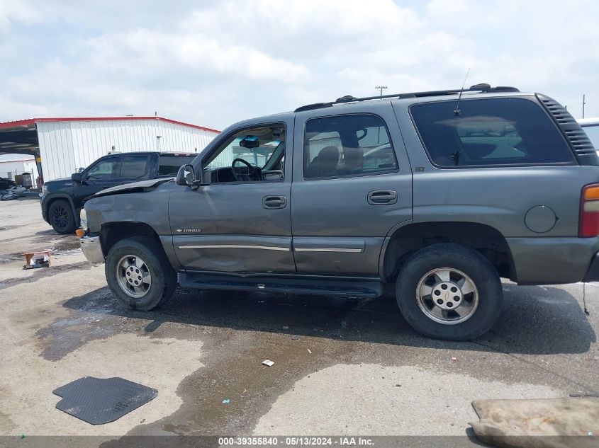 2001 Chevrolet Tahoe Lt VIN: 1GNEC13T41R109445 Lot: 39355840