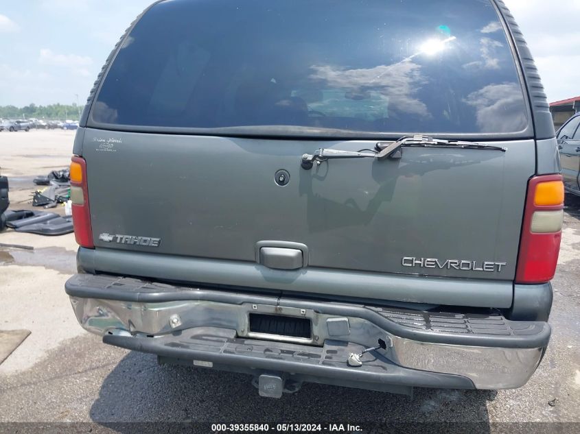 2001 Chevrolet Tahoe Lt VIN: 1GNEC13T41R109445 Lot: 39355840