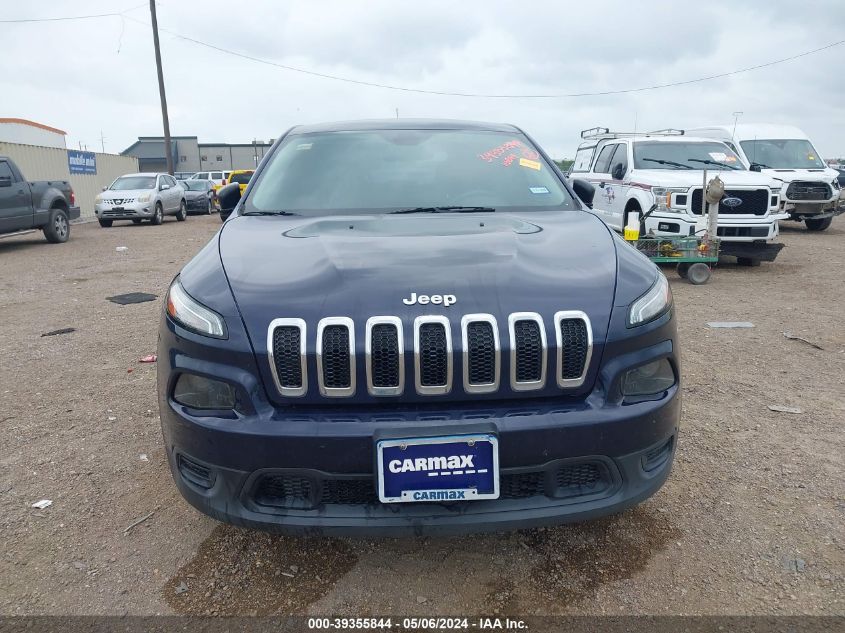 2016 Jeep Cherokee Sport VIN: 1C4PJMAB4GW295503 Lot: 39355844