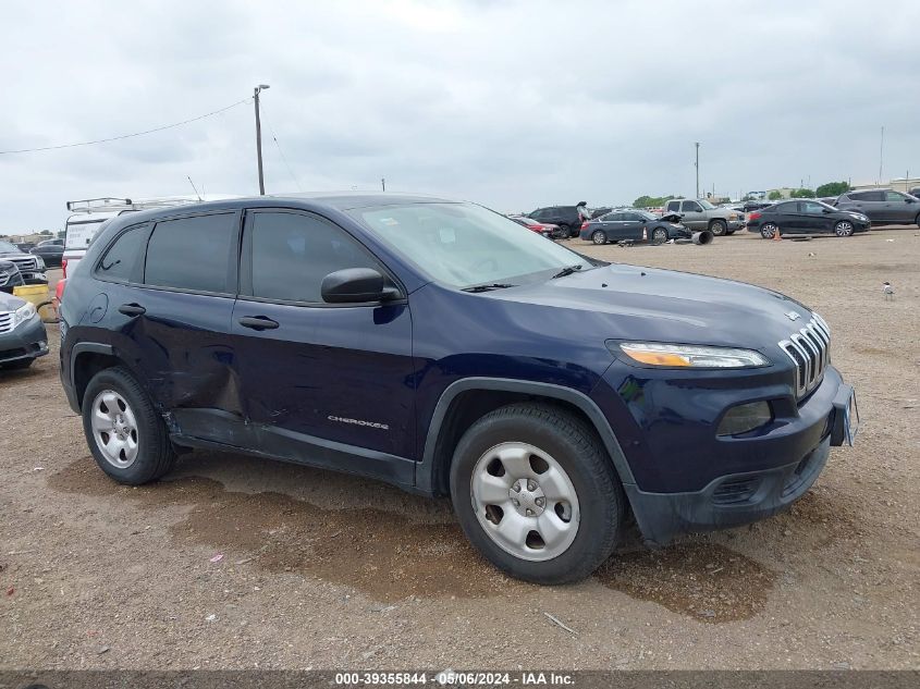 2016 Jeep Cherokee Sport VIN: 1C4PJMAB4GW295503 Lot: 39355844