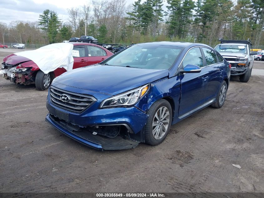 2016 Hyundai Sonata Sport VIN: 5NPE34AFXGH284578 Lot: 39355849