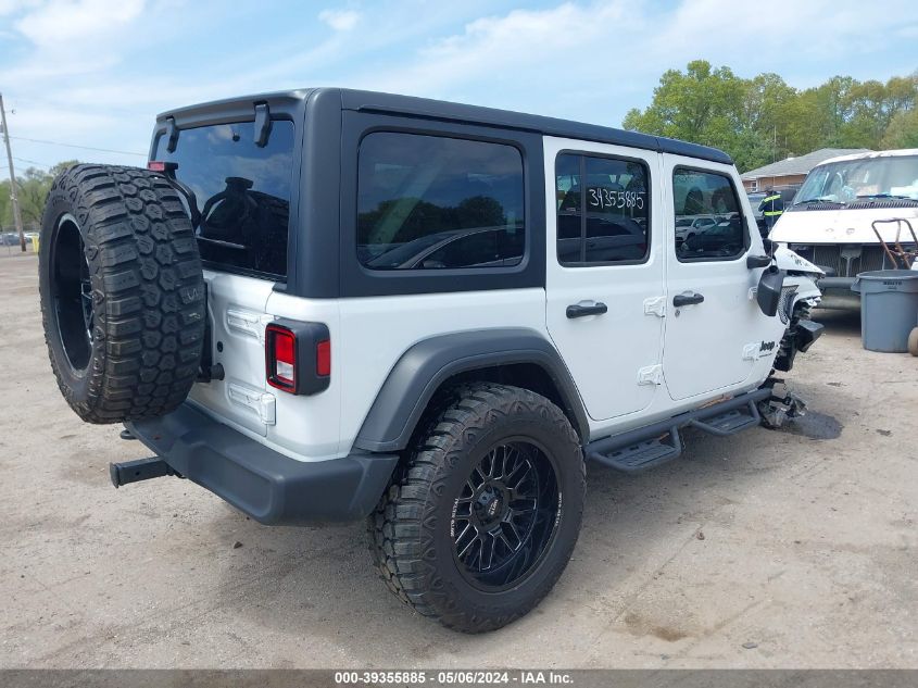 VIN 1C4HJXDG0PW674091 2023 JEEP WRANGLER 4-DOOR SPORT ALTITUDE 4X4