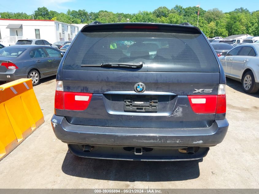 2006 BMW X5 3.0I VIN: 5UXFA13566LY35563 Lot: 39355894