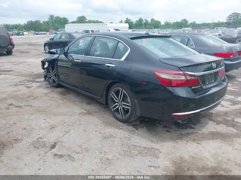 2016 Honda Accord Touring VIN: 1HGCR3F95GA012516 Lot: 39355897